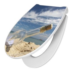 Premium WC-Sitz Softclose Absenkautomatik Motiv | banjado